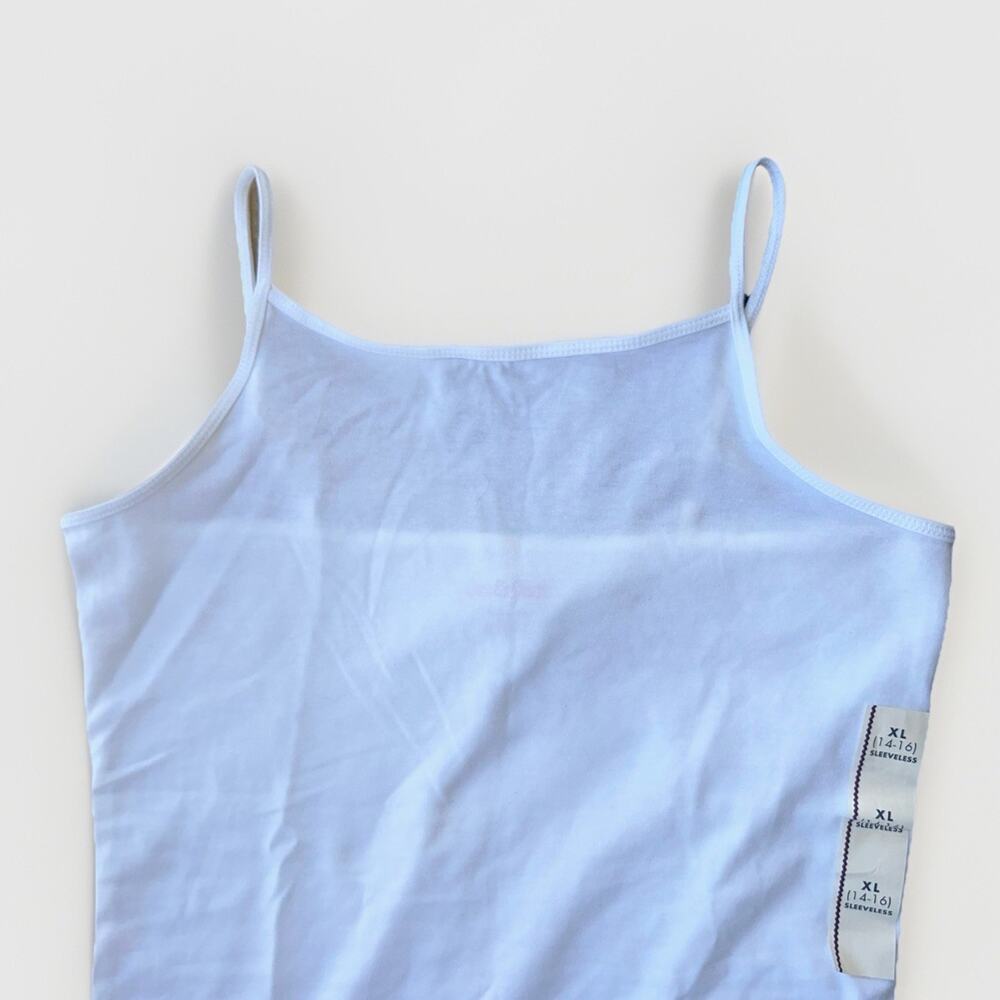NEW Cat & Jack Girls Tank Tops Size XL (14/16) Spaghetti Strap Lot of 3 B/W - Picture 3 of 6